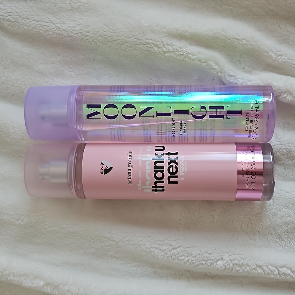 Ariana Grande Moonlight and Thank U Next Body Mist (Lightly Used)